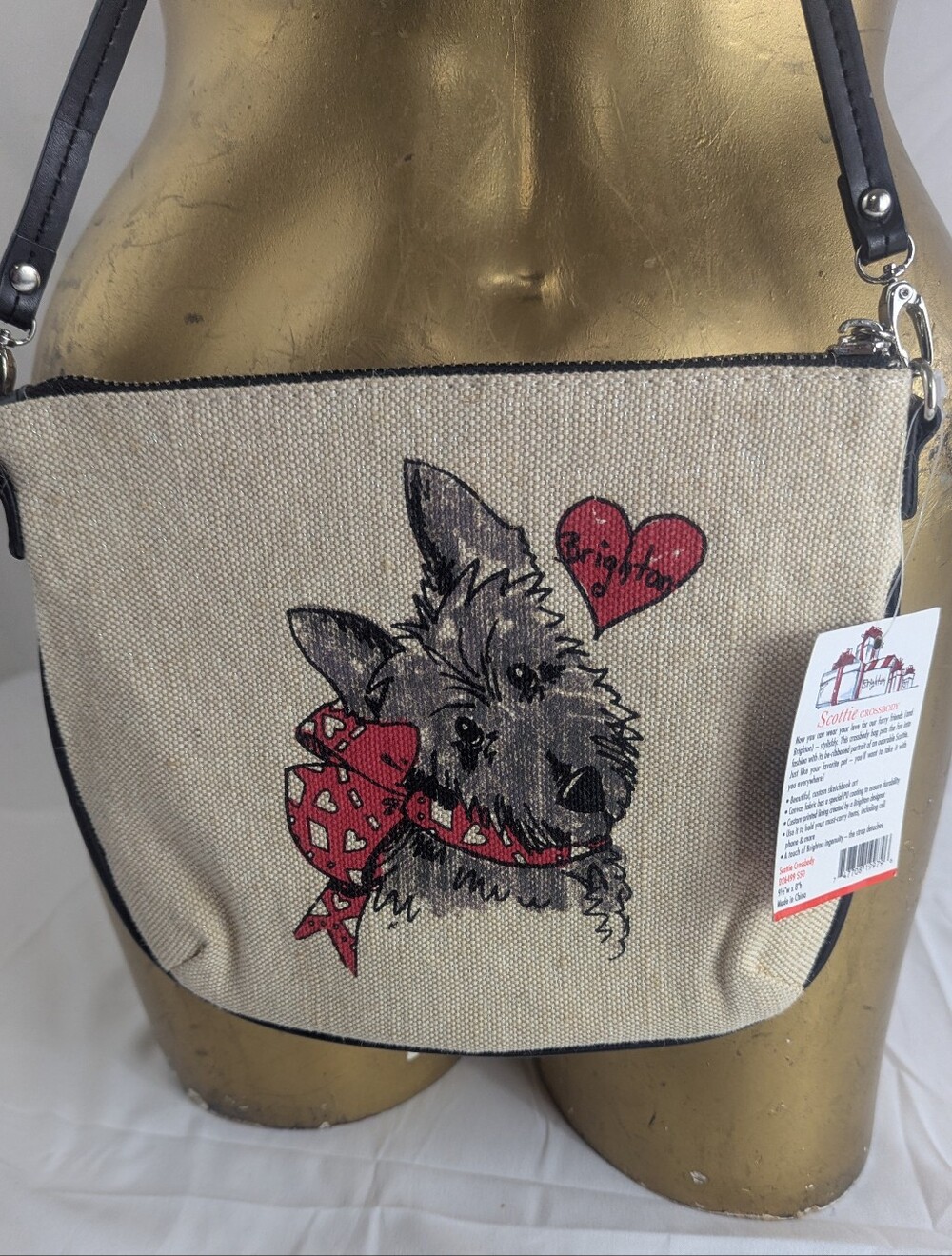 Brighton NWT Scottie Crossbody Bag Exercise? I'd Rather Accesorize